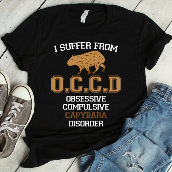 Occd T-Shirt - Love Capybara Cute Guinea Pig Pet Tee Occd T-Shirt - Love Capybara Cute Guinea Pig Pet Tee