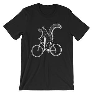 Squirrel On A Bicycle Funny Chipmunks Animal Lover T-Shirt Squirrel On A Bicycle Funny Chipmunks Animal Lover T-Shirt