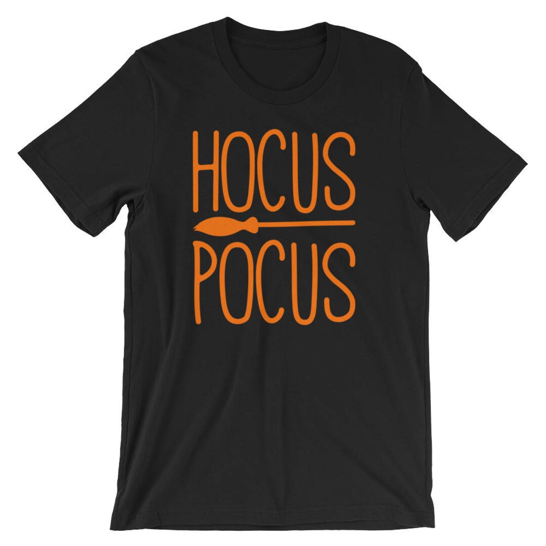 Hocus Pocus Broomstick Witch Spooky Ironic Halloween T-shirt - Etsy
