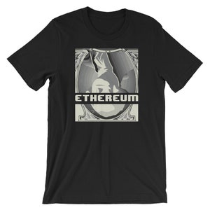 Ethereum Upside Down Dollar Cool Unisex Shirt | Cryptocurrency Ether Blockchain Digital Coin Pun Humor T-Shirt | Best Souvenir Short-Sleeve