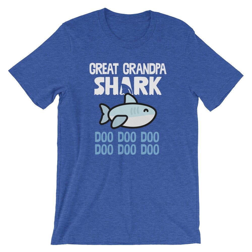 Grandpa Shark T-Shirt. Doo Doo Doo Tee. Grandpa Shark T-Shirt. Doo Doo Doo Tee.