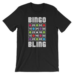 Bingo Bling Rhinestone Lucky Charm Unisex Shirt | Happy Matches Numbers Game Funny Player Pride T-Shirt | Internet Meme Best Gift Idea