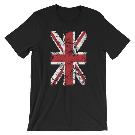 イングランド国旗 Tシャツ Union Jack British Vintage Flag Unisex Shirt | United