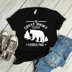 The Great Smoky Mountain Bear T-Shirt | gatlinburg tennessee, pigeon forge tn, smoky mountains, great smoky mountain, national park shirt