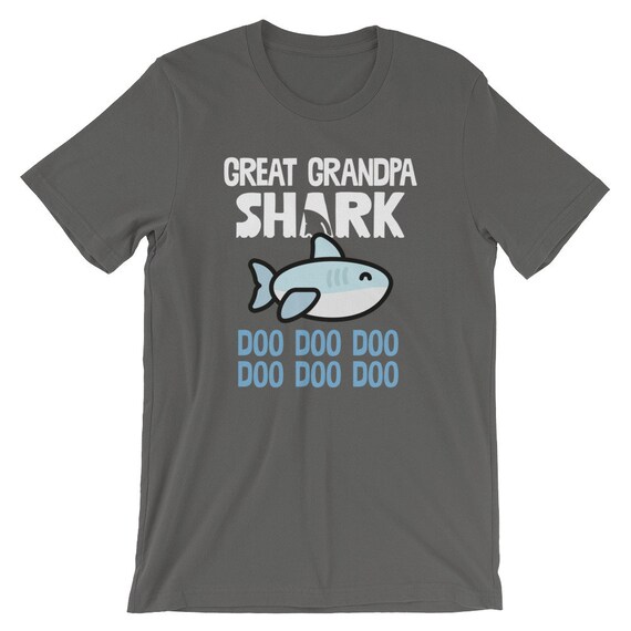Grandpa Shark T-Shirt Doo Doo Doo - Matching Family Gift Tee Grandpa Shark T-Shirt Doo Doo Doo - Matching Family Gift Tee