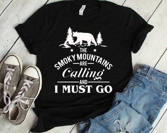 The Great Smoky Mountains Are Calling T-Shirt | gatlinburg tennessee, pigeon forge tn, smoky mountains, great smoky mountain