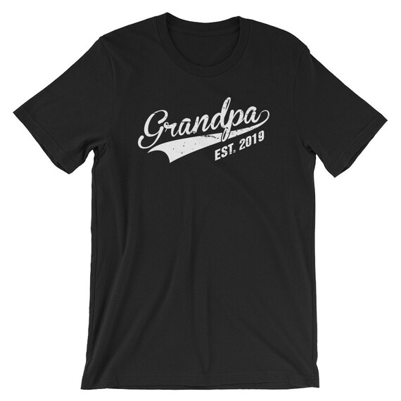 Grandpa Est 2019 T-Shirt First Time Grandpa Gift Grandpa Est 2019 T-Shirt First Time Grandpa Gift
