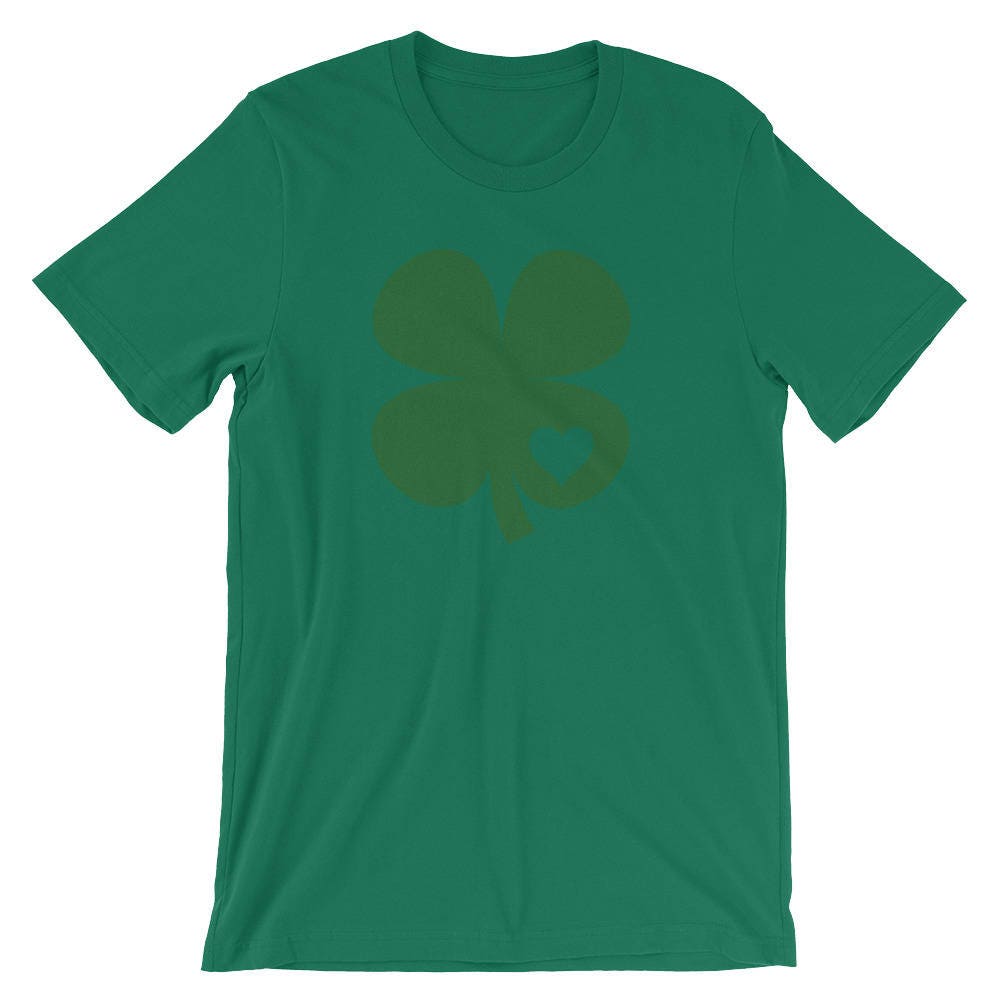 Clover Heart Irish Green St. Patrick's Day Cool Unisex | Etsy