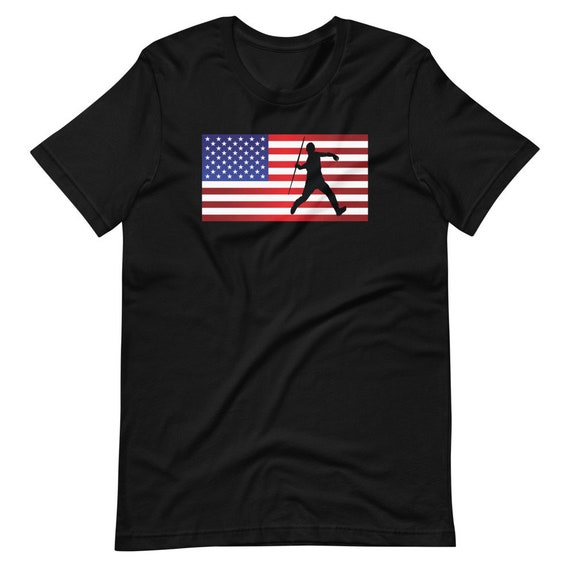 American Flag Javelin Throw Shirt - Track And Field T-Shirt American Flag Javelin Throw Shirt - Track And Field T-Shirt