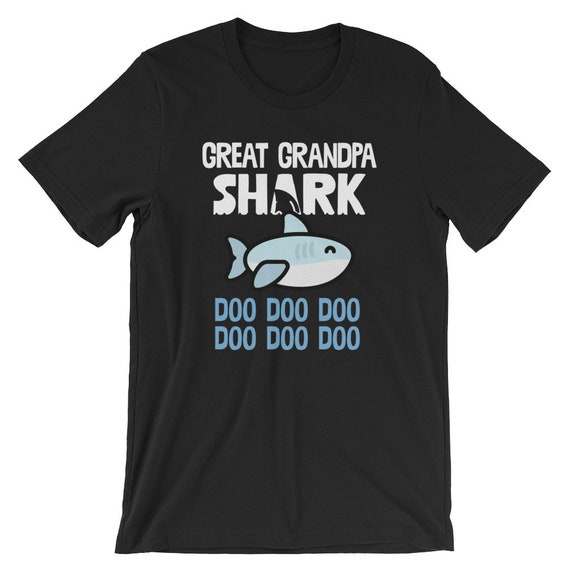 Grandpa Shark T-Shirt Doo Doo Doo - Matching Family Gift Tee Grandpa Shark T-Shirt Doo Doo Doo - Matching Family Gift Tee