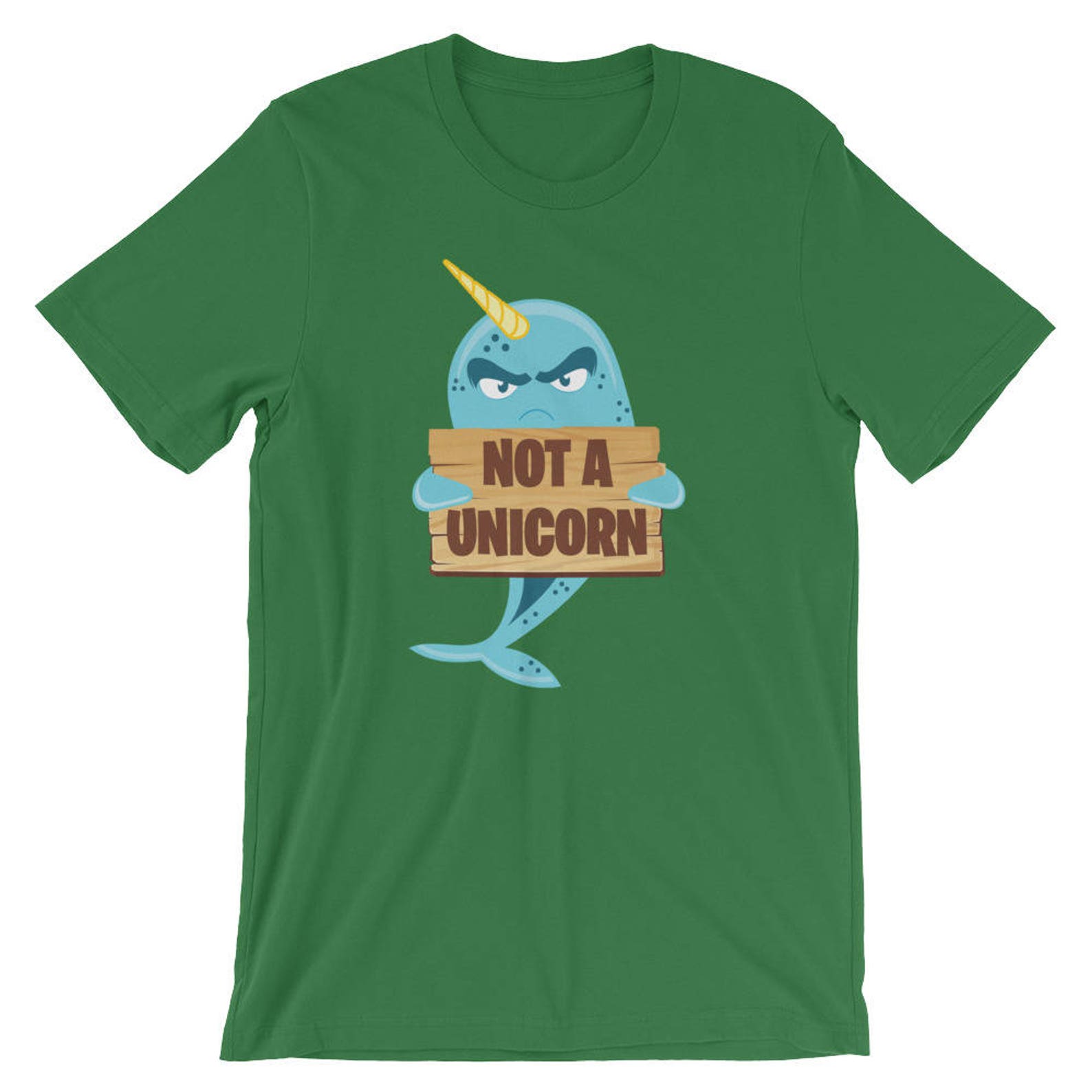 Not a Unicorn T-Shirt - Funny Narwhal Fish Sea Humor Tee