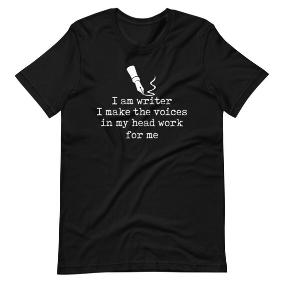 i am a writer t shirt