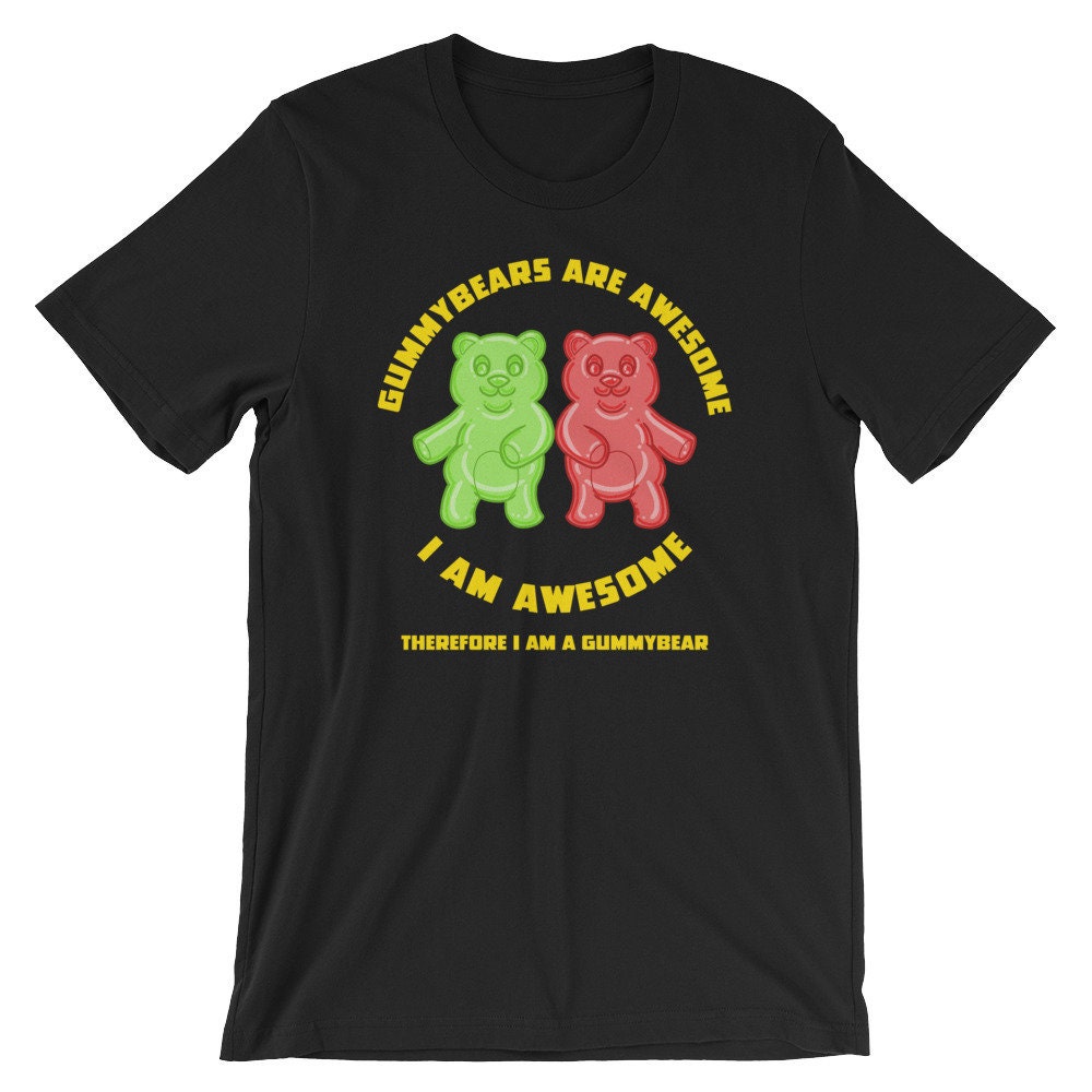 ★AWESOMEUS★ ARE YOU THINKING ABOUT ME PIGMENT TSHIRT 4COLO Gummy Bears Are Awesome, I Am Awesome , Funny Bear T-shirt