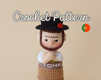 PATRÓN DE CROCHET Zé Povinho - sólo en portugués