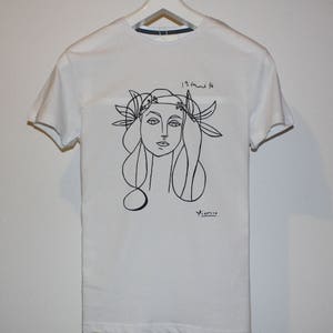 Picasso Woman Francoise Gilot Sketch T Shirt FREE SHIPPING image 2