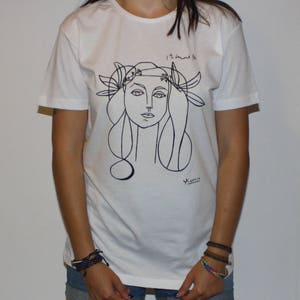 Picasso Woman Francoise Gilot Sketch T Shirt FREE SHIPPING image 8