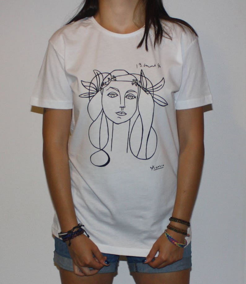 Picasso Woman Francoise Gilot Sketch T Shirt FREE SHIPPING image 8