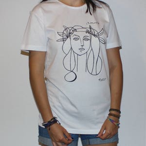 Picasso Woman Francoise Gilot Sketch T Shirt FREE SHIPPING image 9