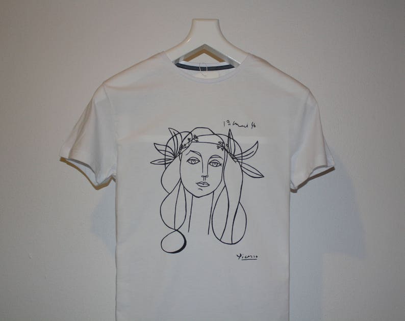 Picasso Woman Francoise Gilot Sketch T Shirt FREE SHIPPING image 7