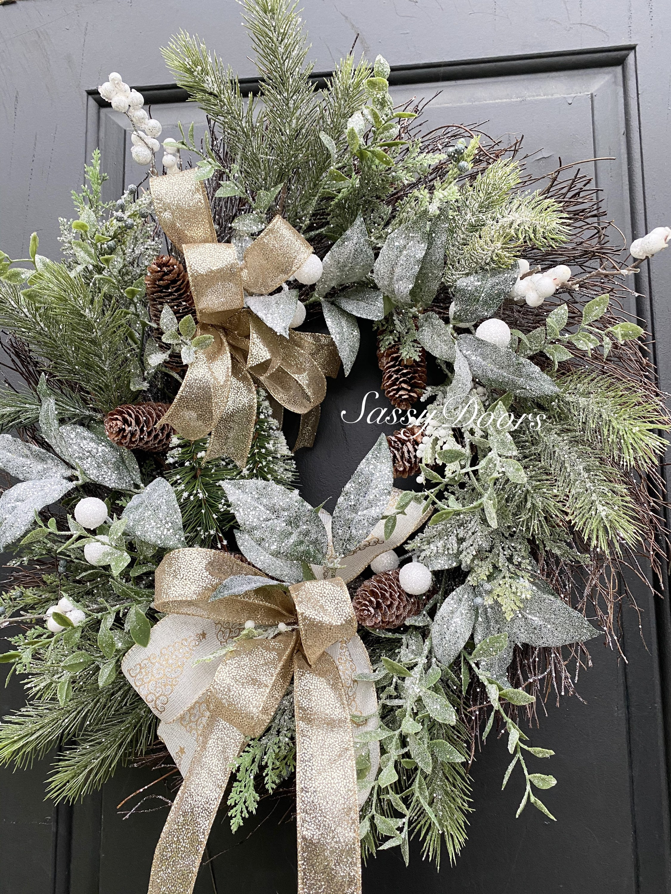 Twig Christmas Wreath 