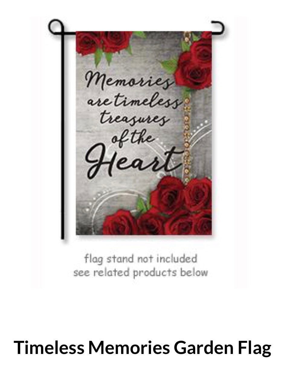 Memories Garden Flag, Cemetery Garden Flag, Memory Garden Flag