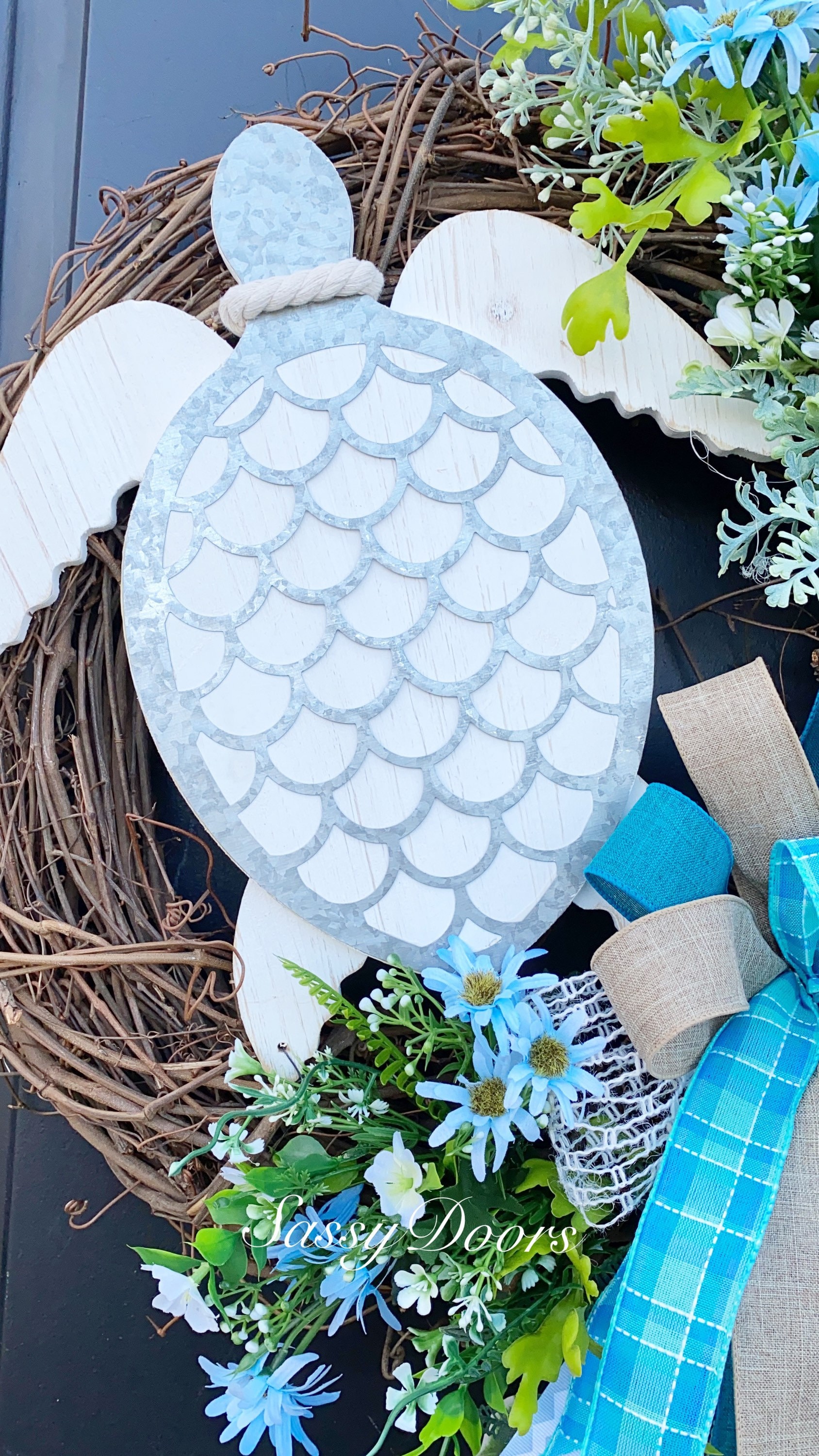 Coastal Wreath, Lighthouse Wreath Grapevine Wreath, Wreath For Front