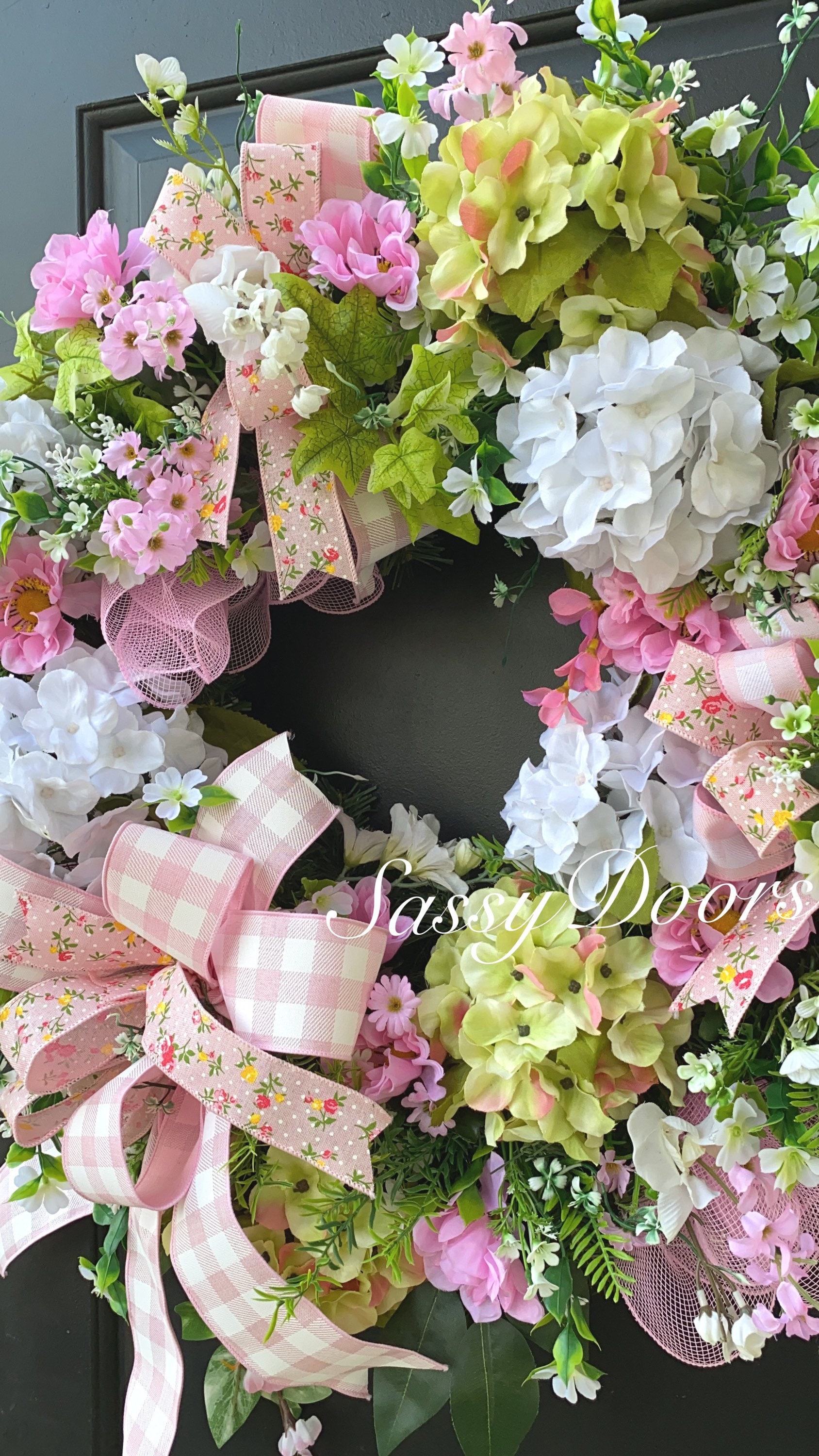 Spring And Summer Wreath, Spring Wreath, Sassy Doors Wreaths, Mother’s