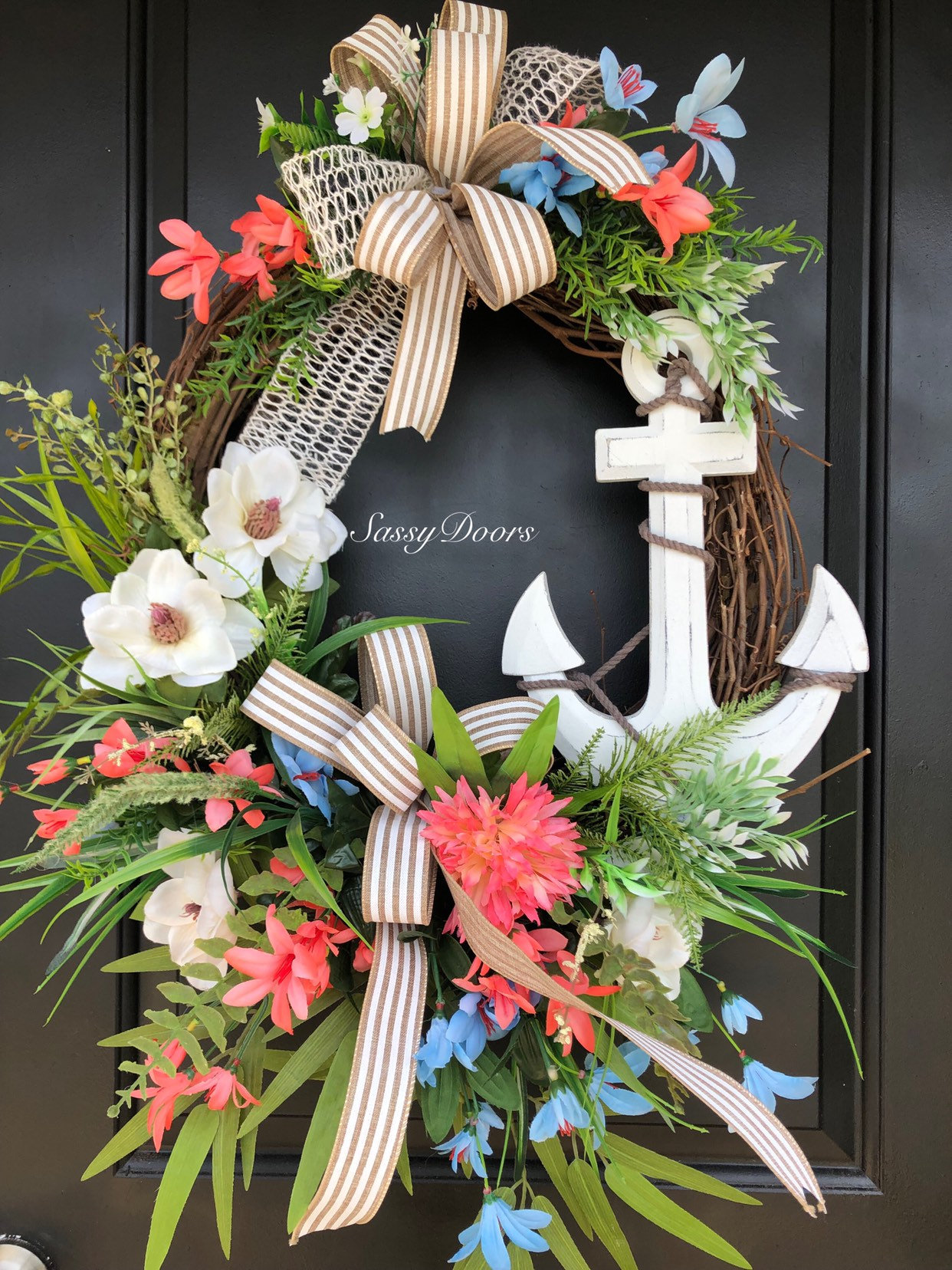 Beach Wreath Nautical Wreath Summer Wreath Coastal Wreath