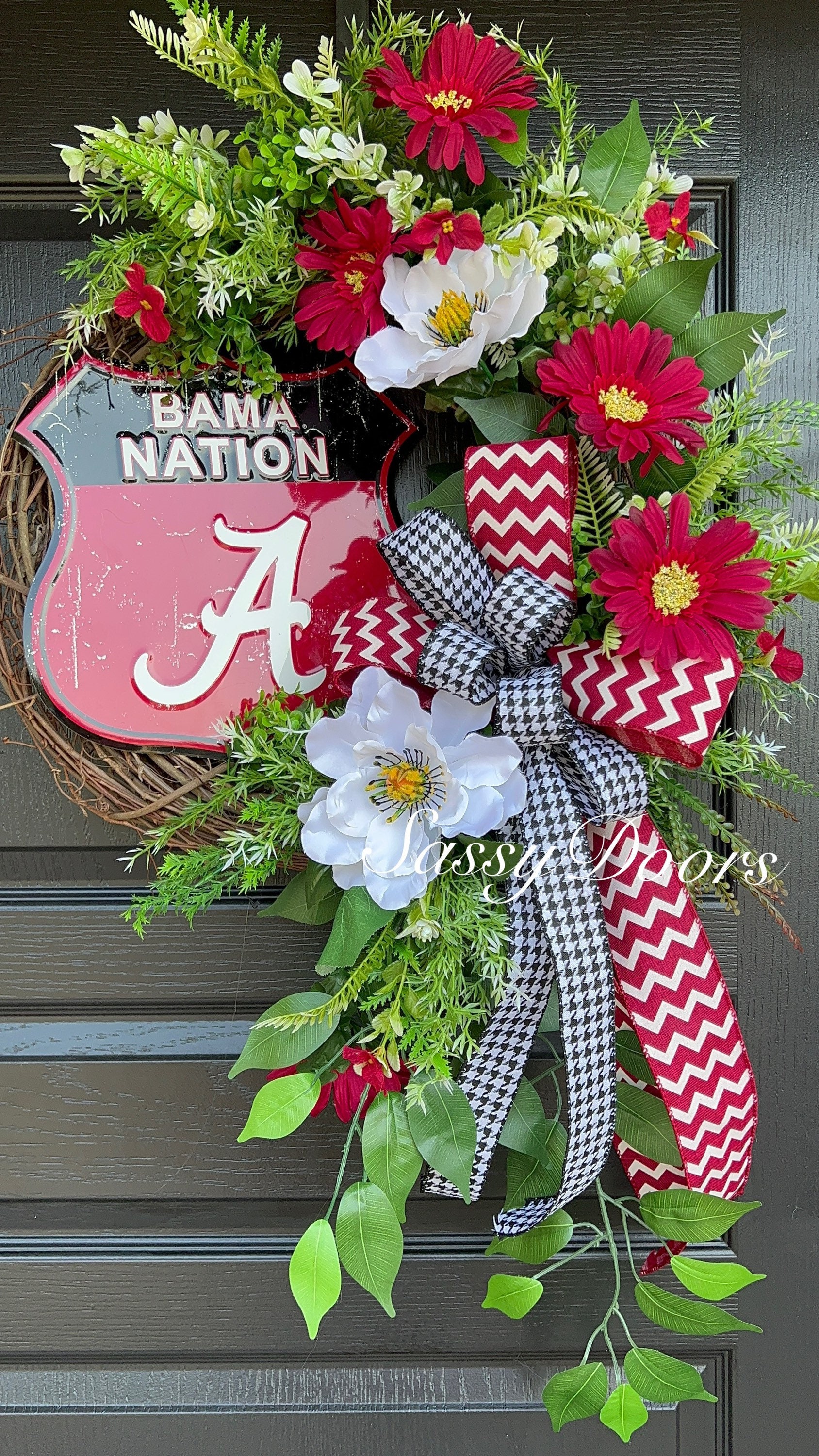 Sports Wreath, University Wreath, College Wreath, Alabama Fan Gift