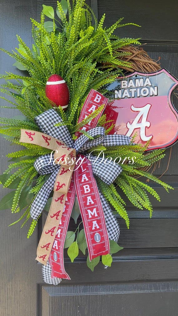 Alabama Wreath, Alabama Football Wreath, College Alumni Wreath, Sports  Wreath, College Wreath, Alabama Fan Gift,