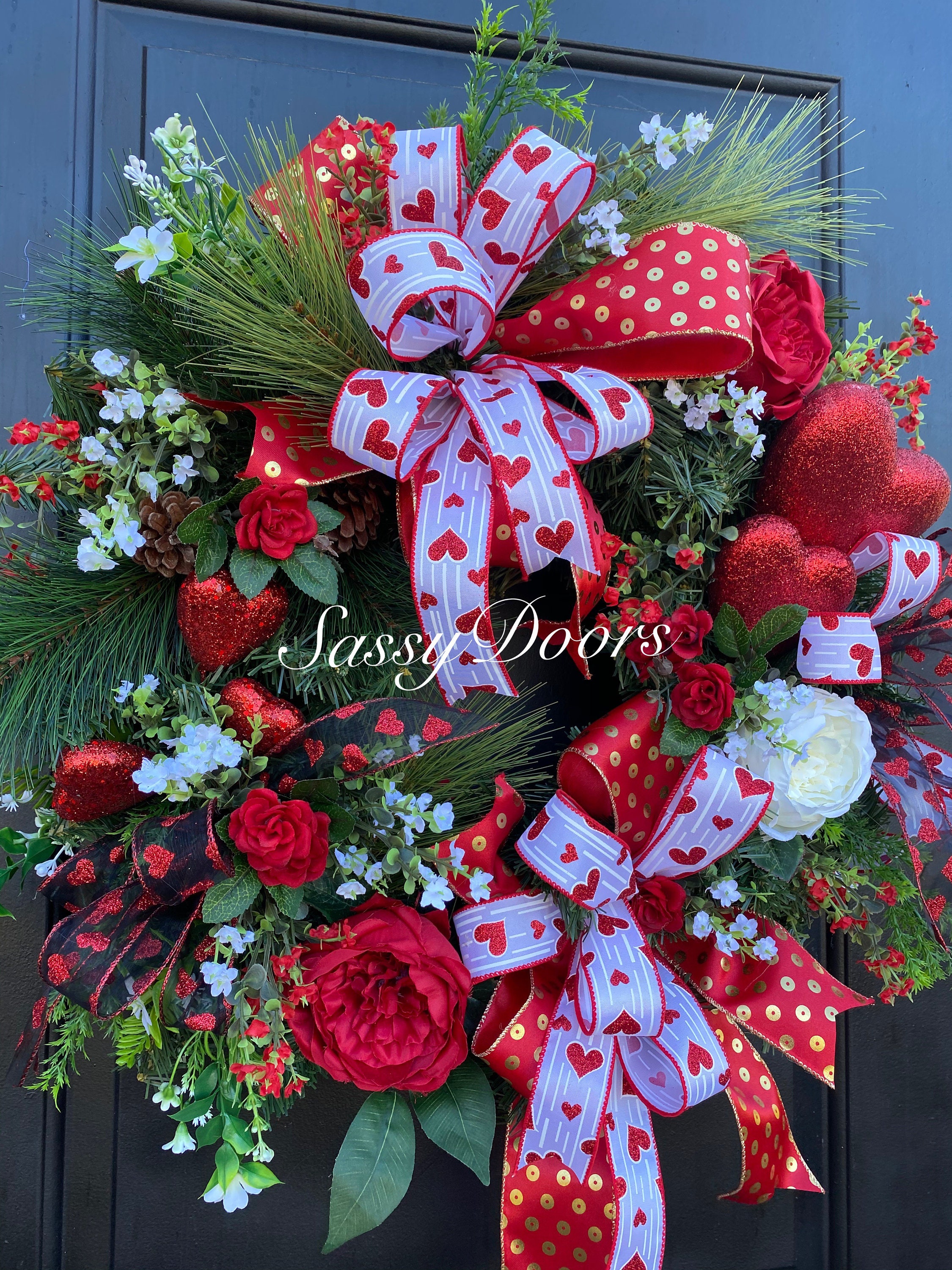  Valentines Day Wreaths Ideas in 2022