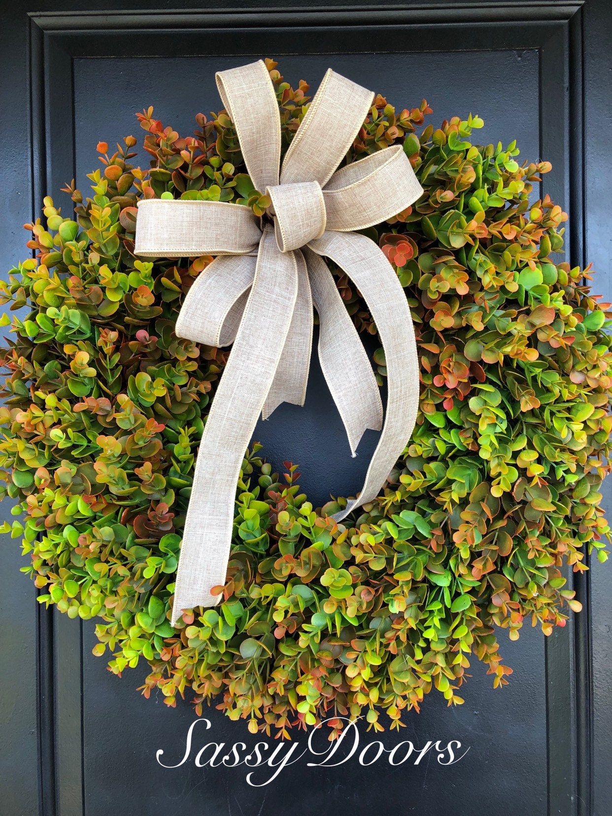 - Boxwood Wreath Charm