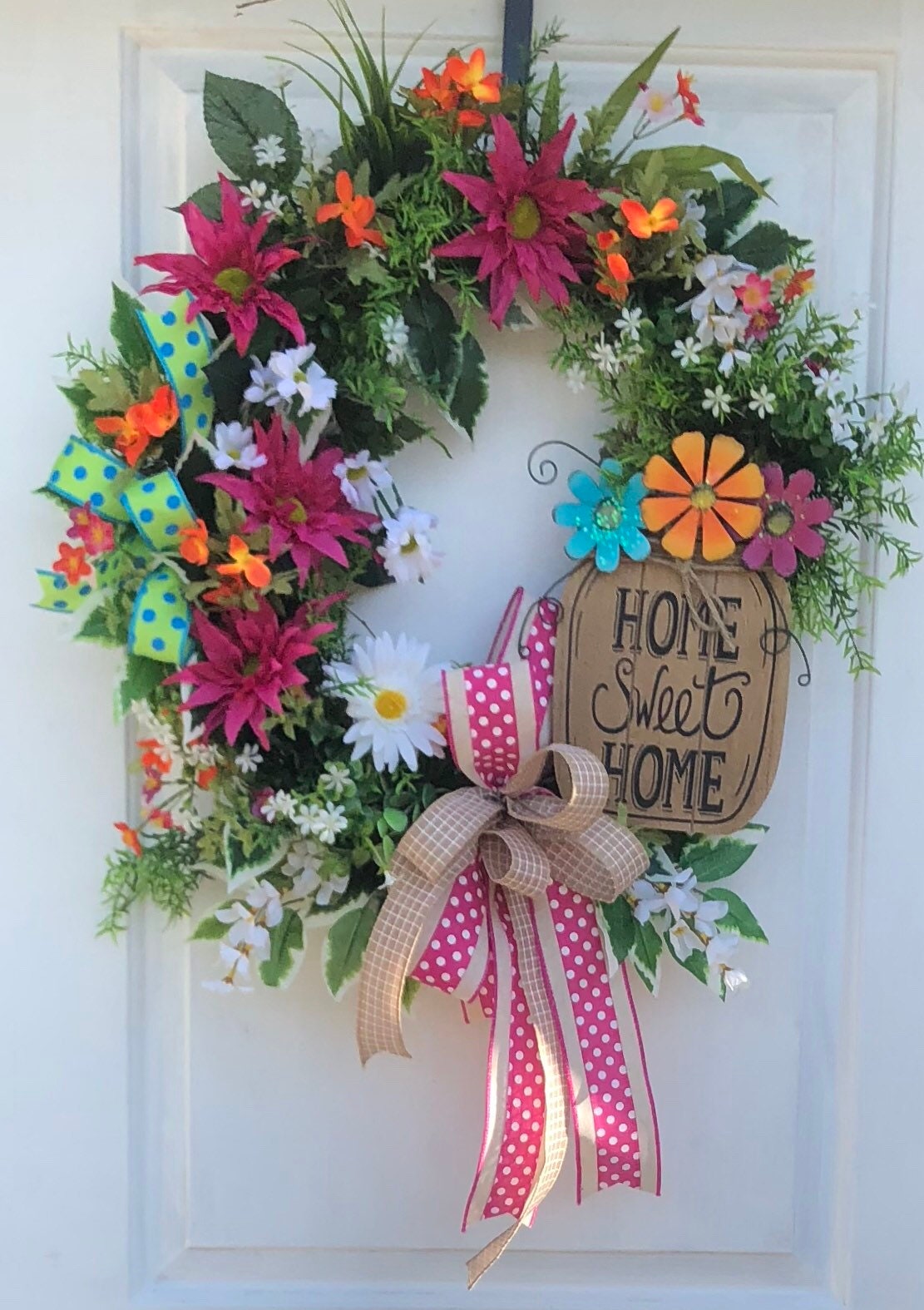 Free Shipping, SummerWreath, Summer Wreaths for front door, Grapevine