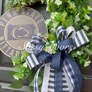 Penn State University, Penn State Alumni Penn State Wreath, Sports Fan Wreath, College Sports, Alumni Gift Idea