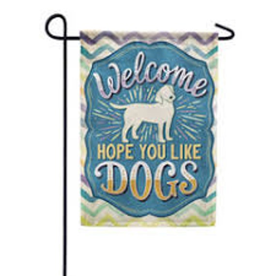 Dog Flag, Garden Flag,  Pet Garden Flag, Garden Flag, Double Sided Flag