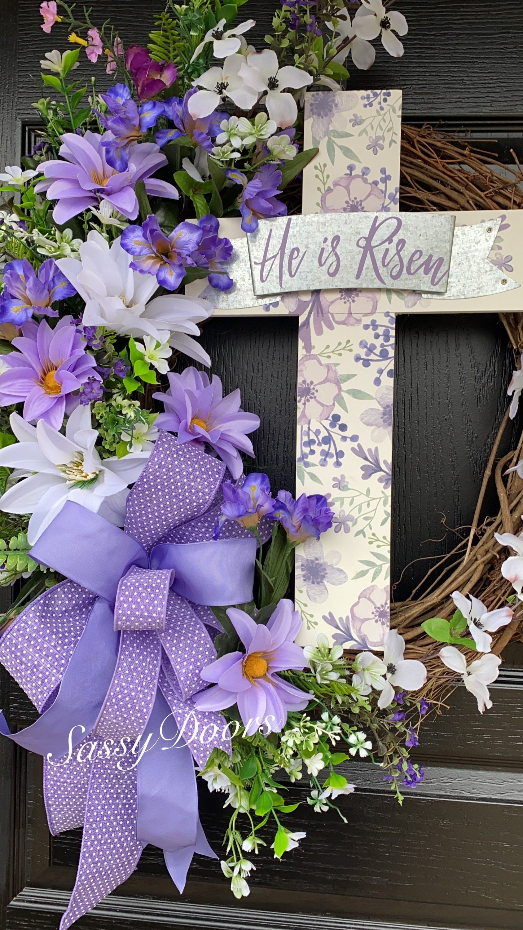 Easter Wreaths, Easter Religious Wreaths, Spring Wreaths For Front Door