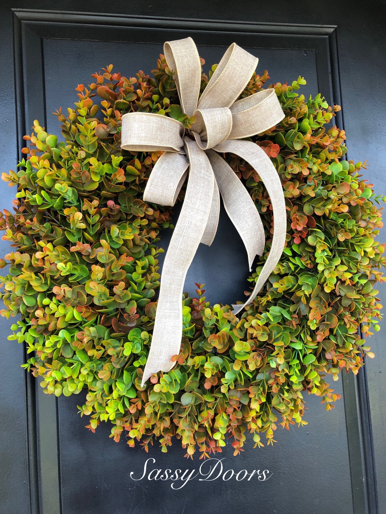 - Delicate Boxwood Wreath For Seasonal Charm