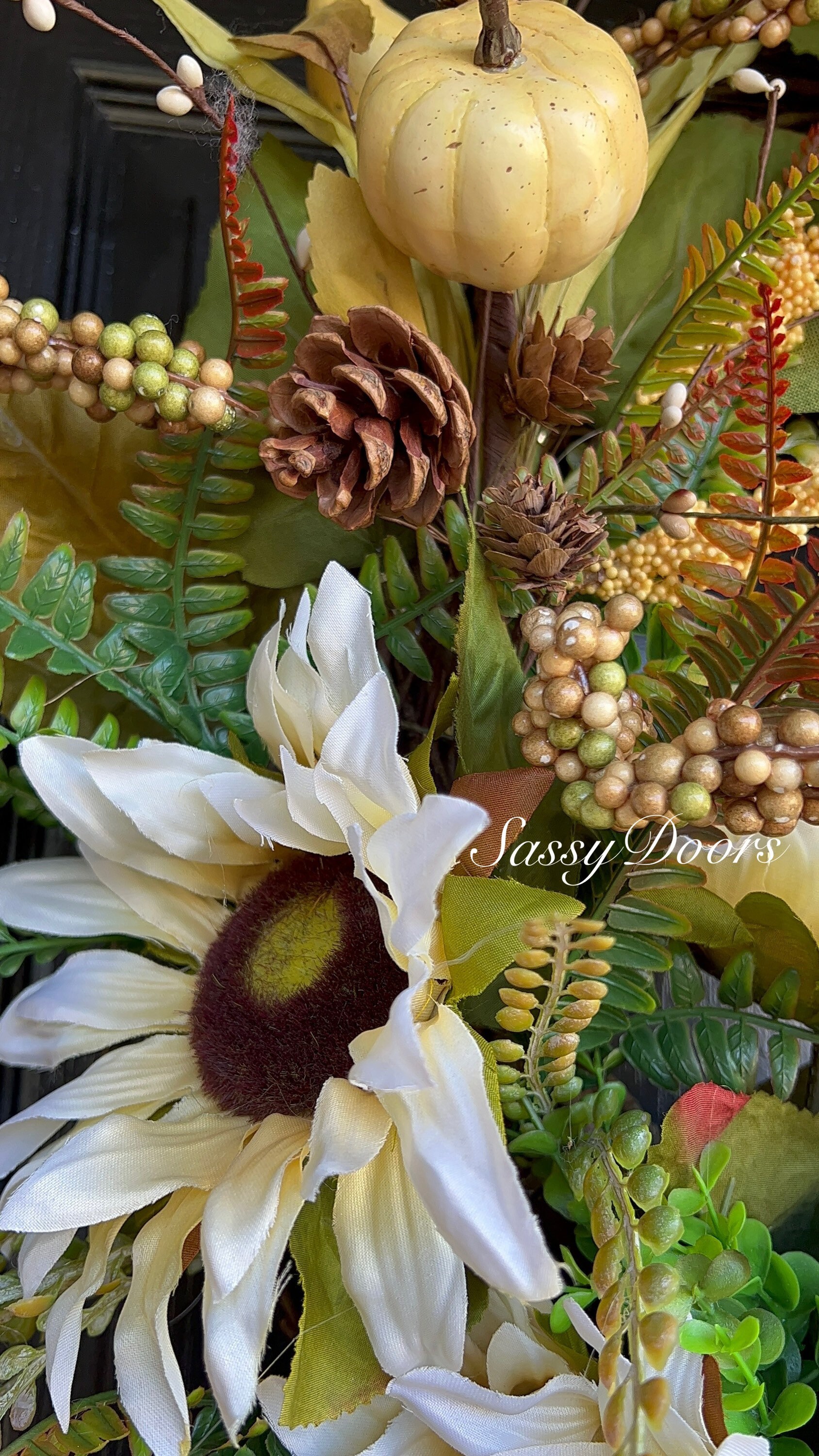 Sunflower Wreaths, Wreath With Sunflowers, Front Door Wreath, Sassy ...