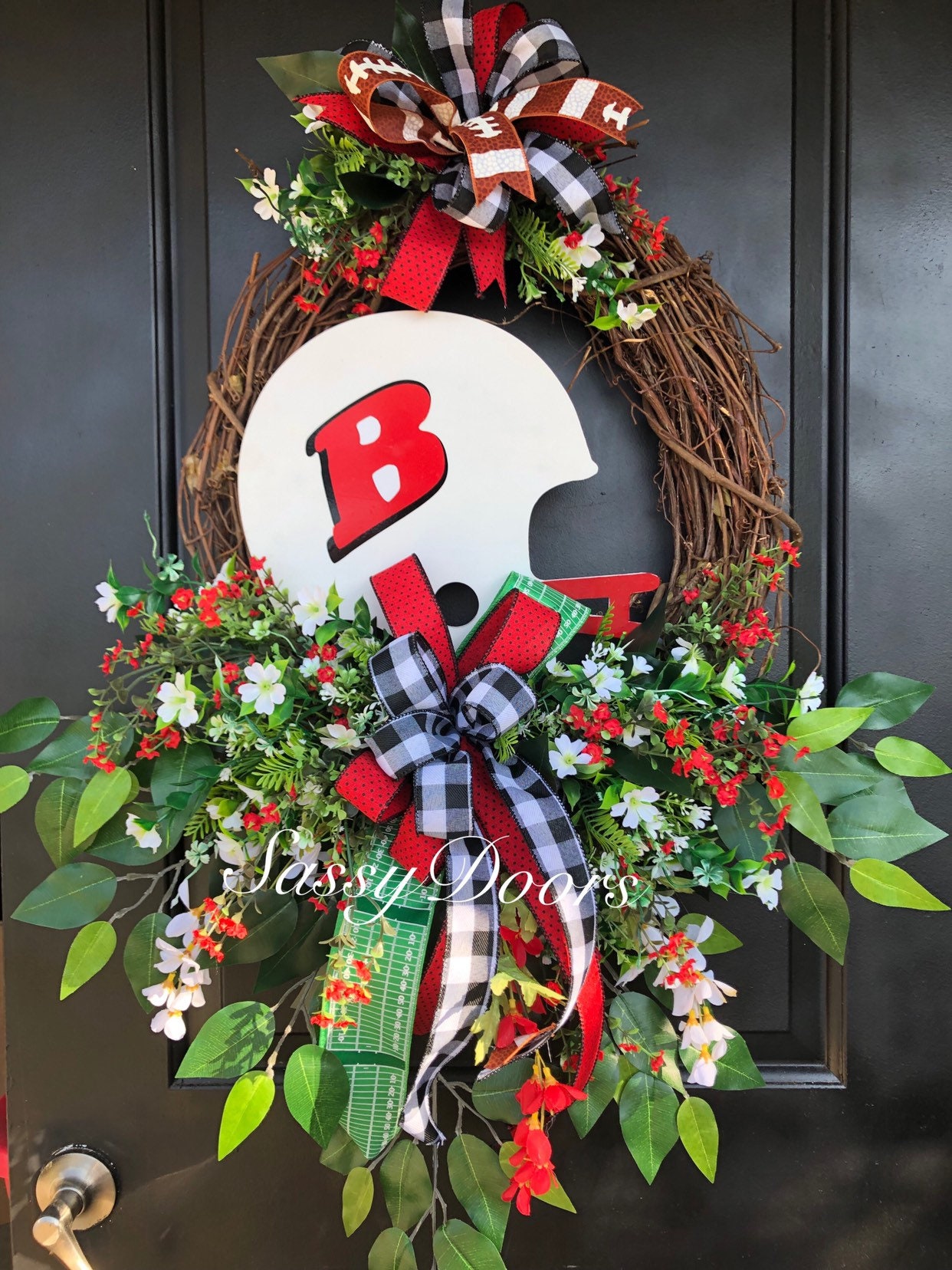 Sports Wreath , College Wreath, University Wreath Grapevine Wreath