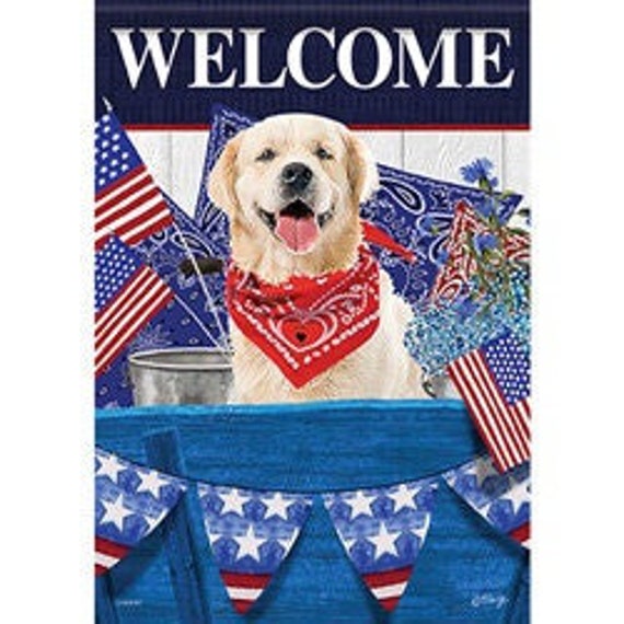 Patriotic Flag,Last one!  Dog Flag, Summer Flag, Patriotic Flag, Celebration  Flag, House Flag, Double Sided Flag