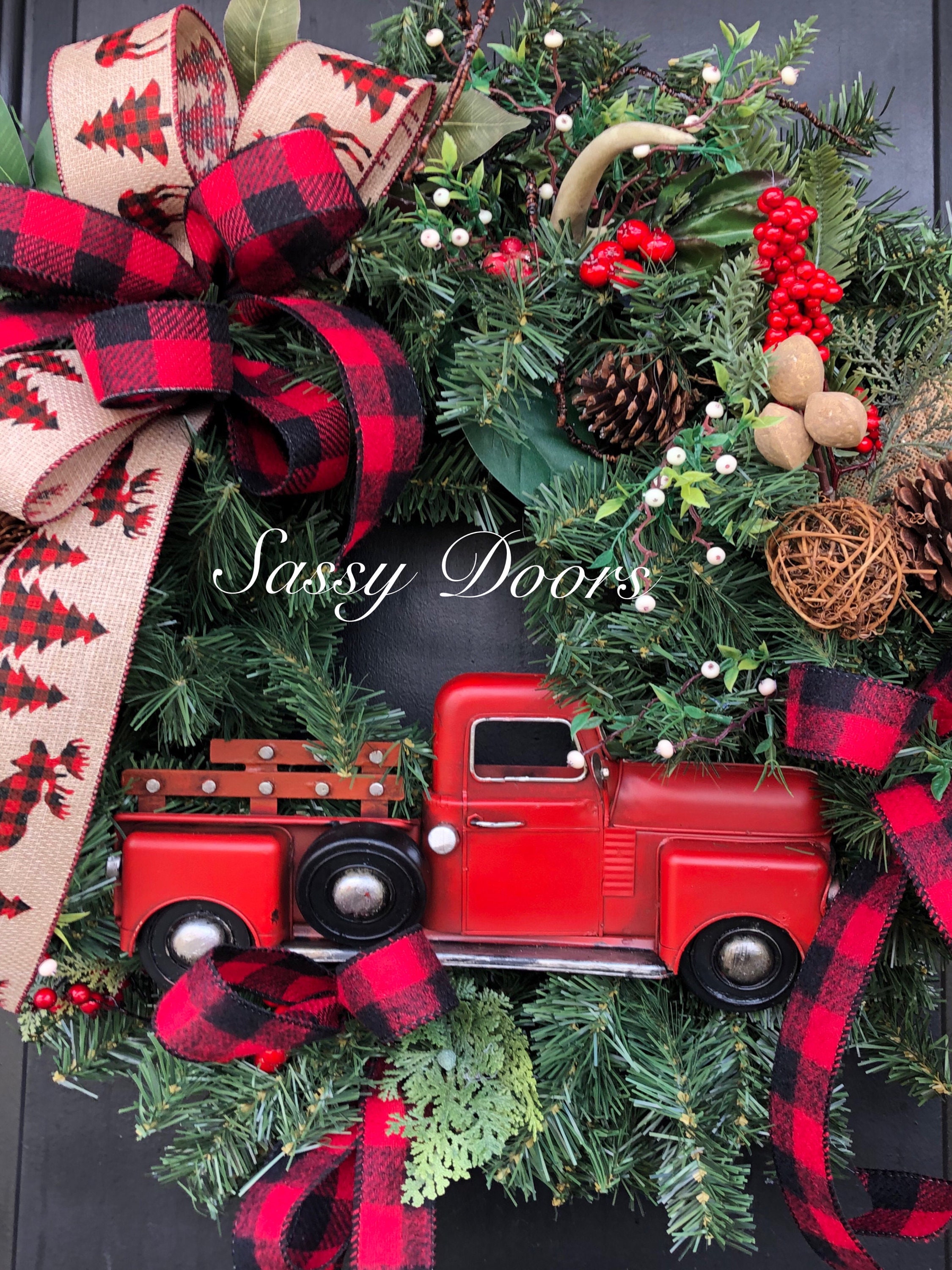 Ref Truck Wreath Truck Wreath Farmhouse Truck Wreath Wreath With