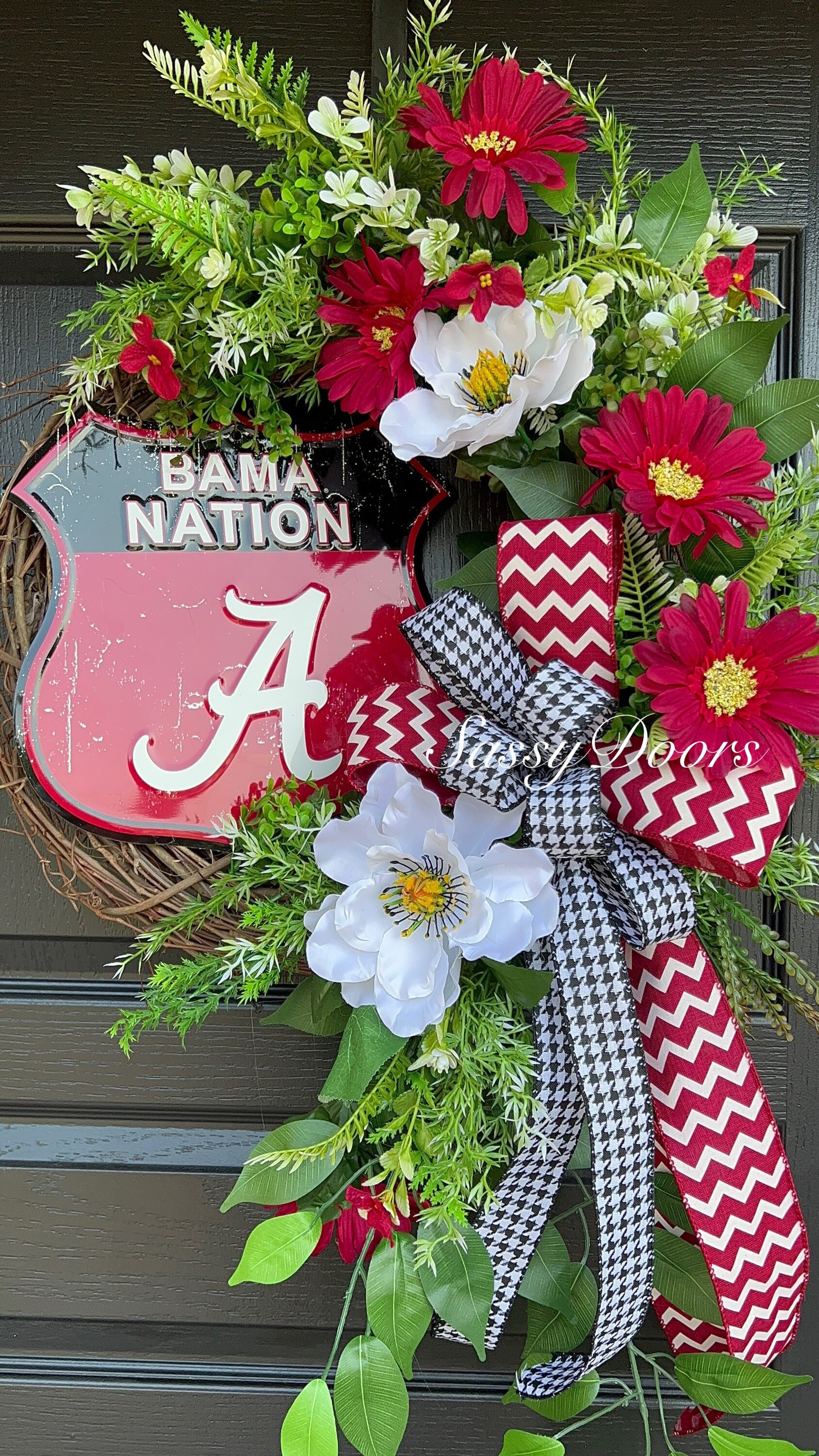 Sports Wreath, University Wreath, College Wreath, Alabama Fan Gift