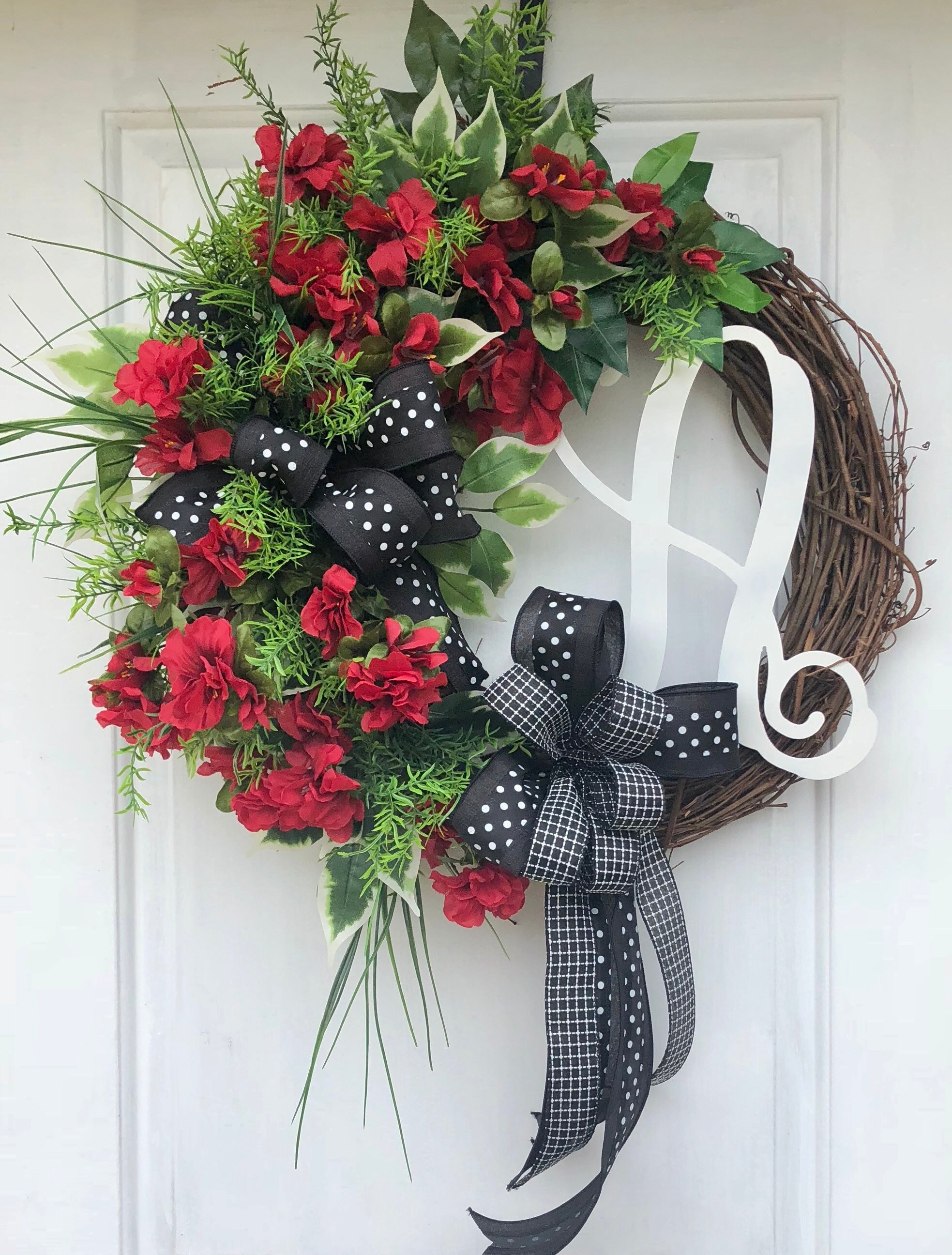 Everyday Wreath, Grapevine Wreath, Summer Wreath, Wreath for front door