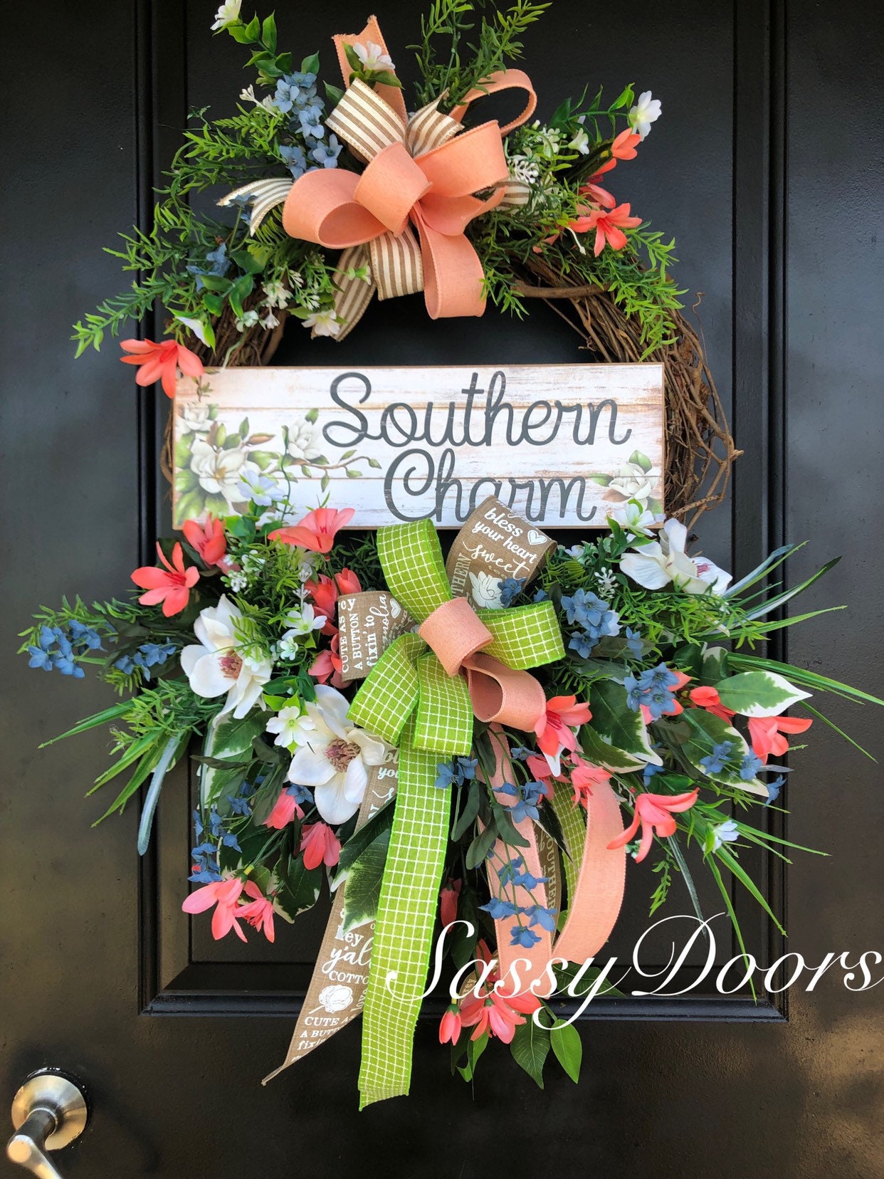 Spring And Summer Wreath Magnolia Wreath, Spring WreathSpring And