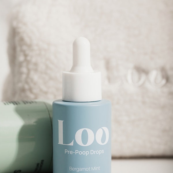 Pre-Poop Toilet Drops | Bergamot Mint | Odor Eliminator | Toilet Bathroom Deodorizer | Before You Go | House Warming Gift | Poop Spray | Loo