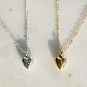 Collar con inicial • Collar con letras • Collar con corazón • Collar con nombre • Joyas personalizadas • Collar para mamá, Joyas con nombre, Regalos de Navidad