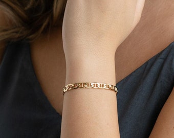 Mariner Bracelet • Chain Bracelet • Gold Bracelet • Gold Jewelry • Friendship Bracelet • Best Friend Bracelet • Christmas Gifts