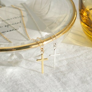 Cross Necklace • Cross Necklace Women • Gold Cross Necklace • Layered Necklace • Christian Jewelry • Christian Gifts • Christmas Gifts