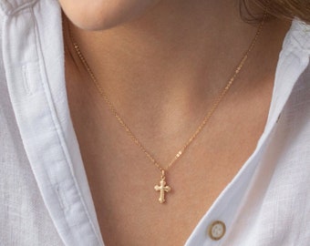 Cross Necklace • Cross Necklace Women • Necklaces for Women • Best Friend Necklace • Minimalist Necklace • Mothers Day Gift • Gift for Mom