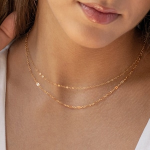Layered Necklace Set • Necklaces for Women • Gold Chain Necklace • Minimalist Necklace • Dainty Gold Necklace • Minimalist Jewelry